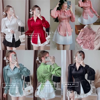 ÁO SƠ MI NÚT BỌC NƠ LƯNG (KÈM VIDEO HÌNH THẬT)