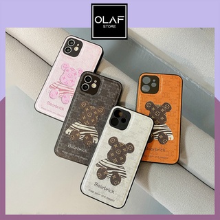 Ốp iPhone gấu bearbrick dễ thương dành cho 12/11 Pro Max/Xs Max/X/8/7 plus