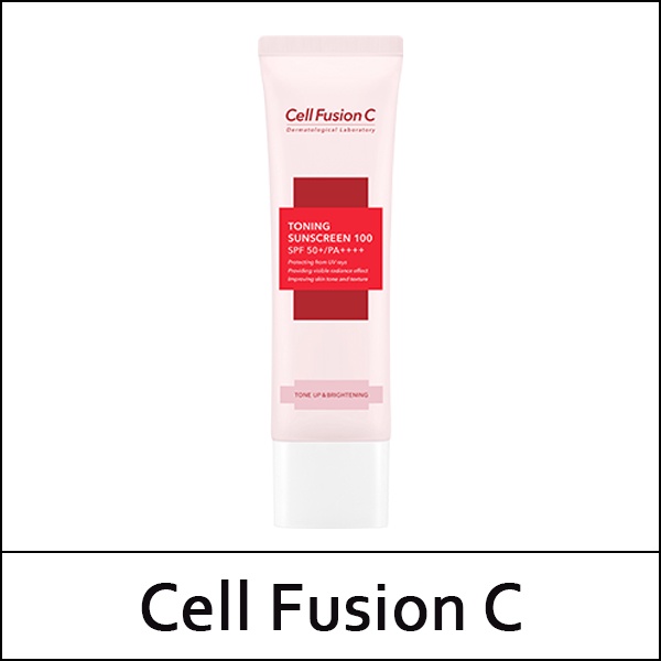 Kem Chống Nắng Nâng Tone Giúp Da Trắng Hồng - Cell Fusion C Toning Sunscreen 100 SPF 50+/PA++++ (tuýp 50ml)