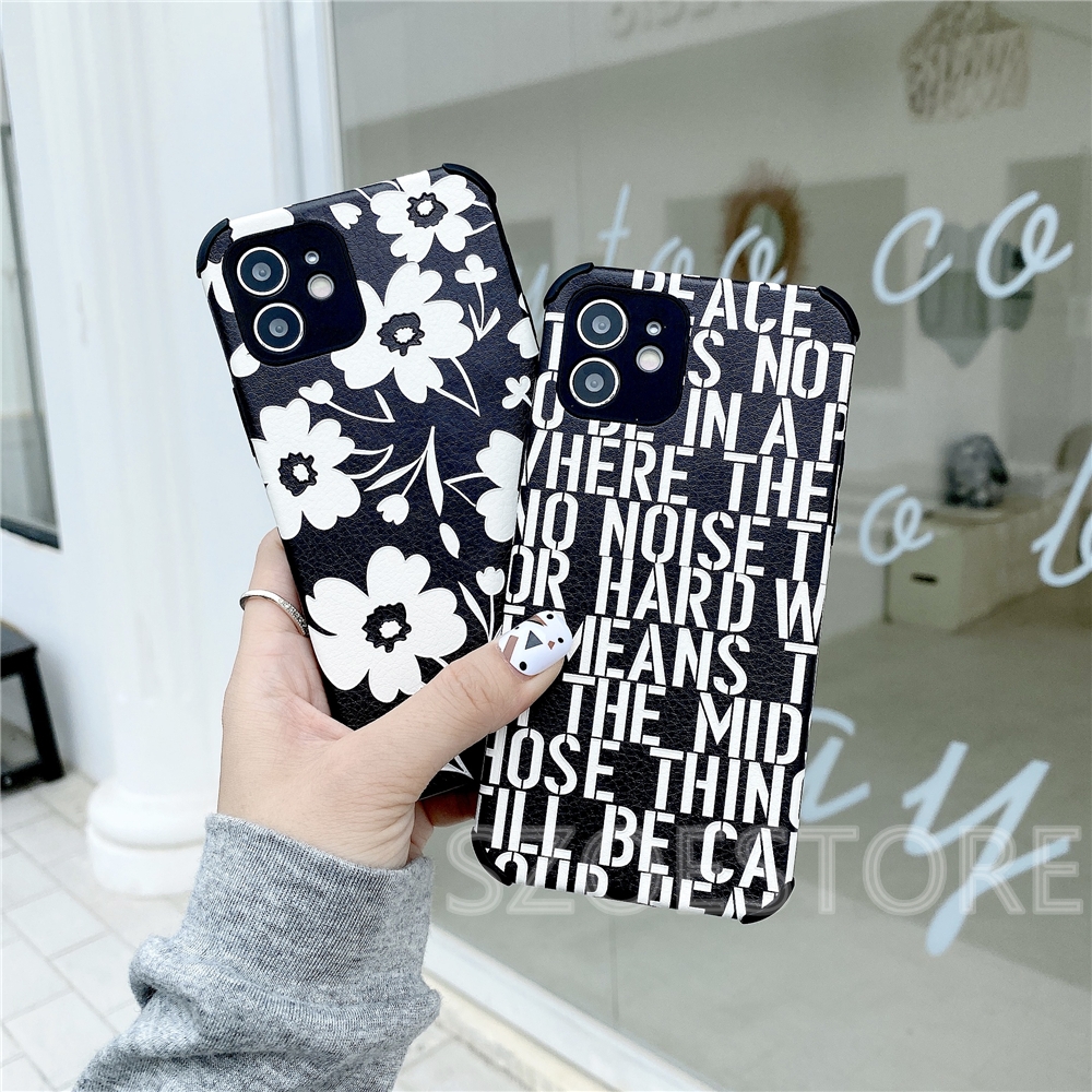 Fashion G-Dragon Black Flowers Skin-Friendly Lambskin Soft Phone Case for Huawei Y7Pro 2019 Y9s Y9 2019 Y9Prime 2019 P40Pro P40 P30Pro P30lite P30 P20Pro P20lite P20