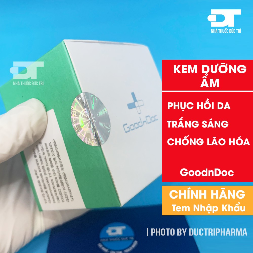 Kem Phục Hồi Dưỡng Ẩm Trắng Sáng Da Chống Lão Hóa GoodnDoc Centella Repair Cream