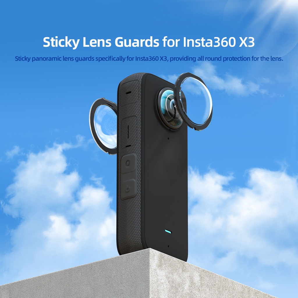 Miếng Dán Bảo Vệ Ống Kính Máy Ảnh Cho Insta360 X3 Insta 360 One X3 Panoramic Action