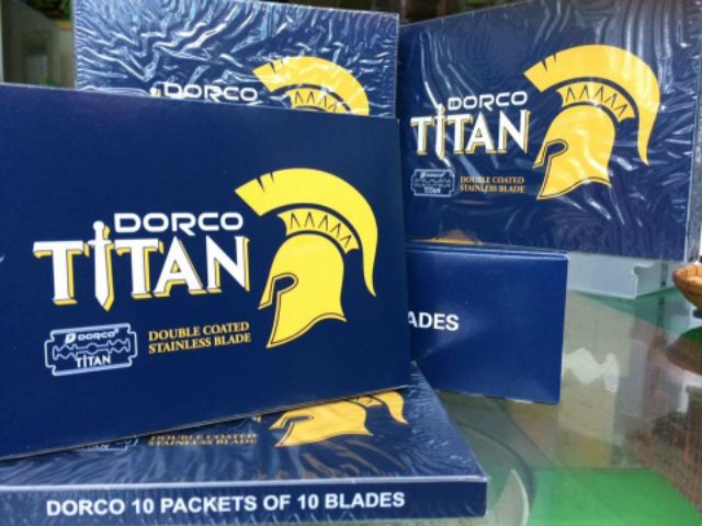 Vỉ 100 lưỡi lam DORCO chính hãng 3 phiên bản tùy chọn