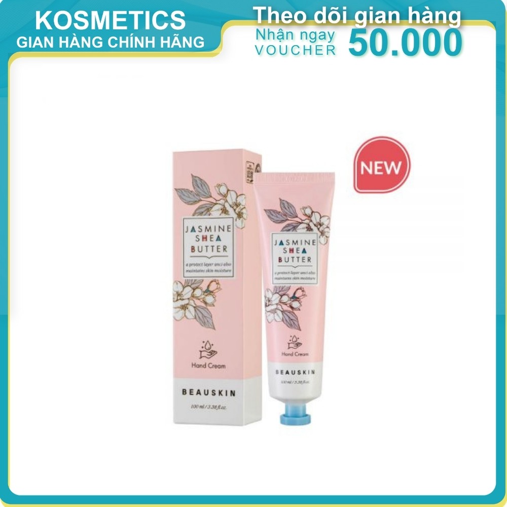 Kem dưỡng da tay BEAUSKIN Jasmine Shear Butter Hand Cream 100ml