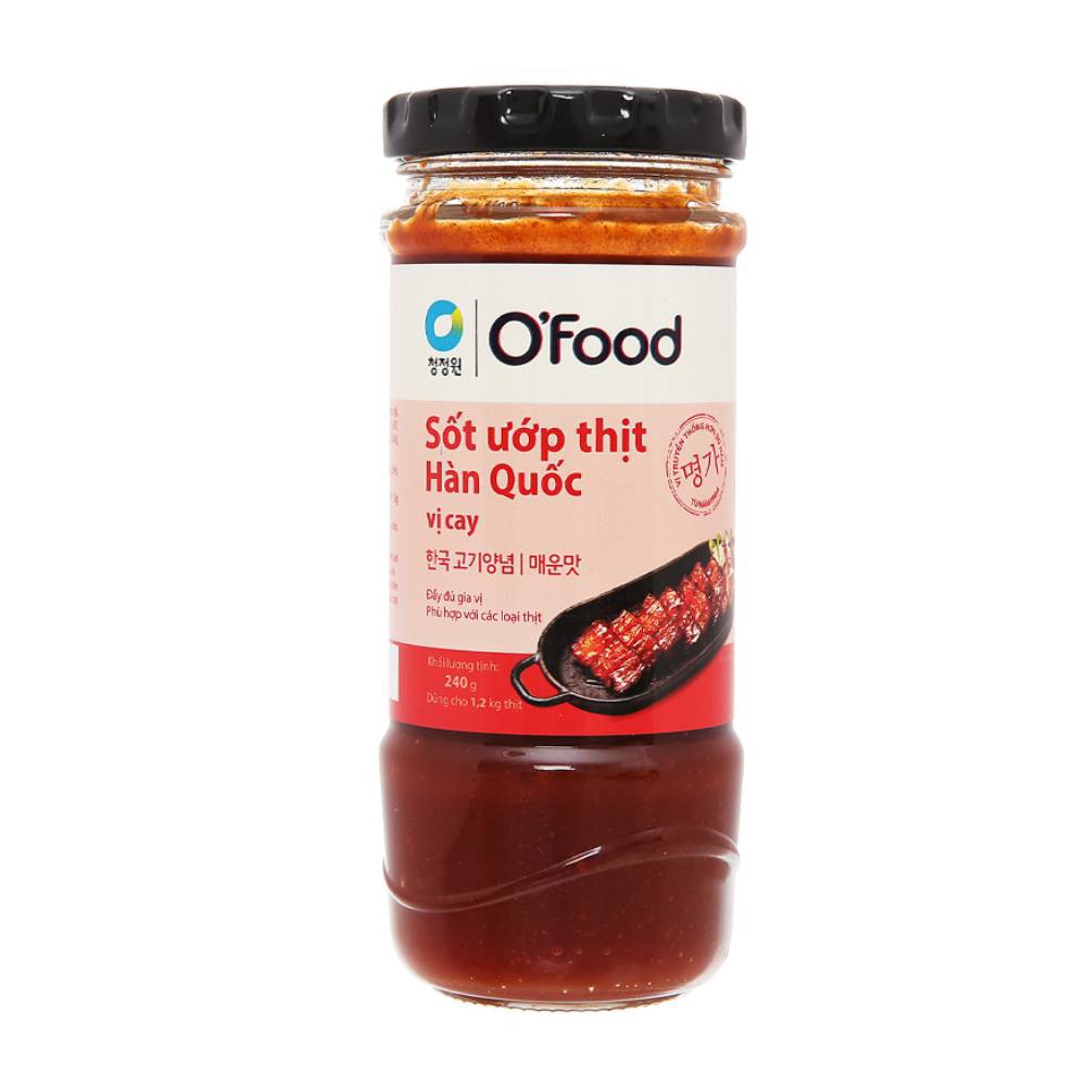 Sốt Ướp Thịt Hàn Quốc Vị Cay 240gr | Giao Siêu Tốc HCM
