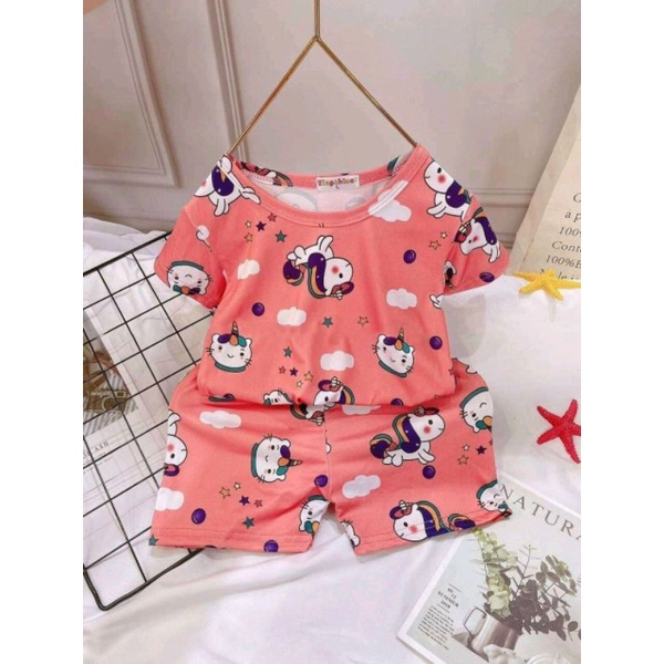 XẢ LỖ NGHỈ BÁN - Bộ cotton in hình 3D ngộ