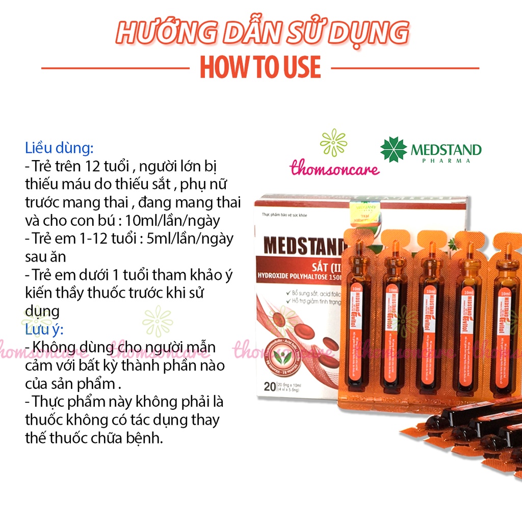 Bổ sung sắt và canxi hữu cơ cho mẹ bầu Chela Ferr và Medstand, dễ hấp thụ, không táo bón