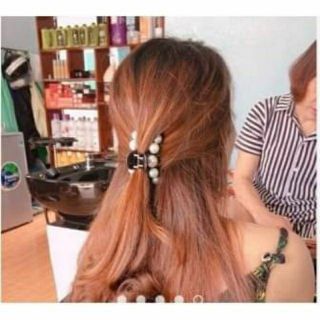 Cặp tóc gắn ngọc trai