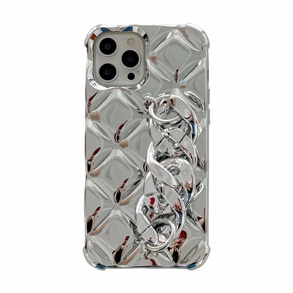 Ốp Điện Thoại tpu Mềm Mạ Bạc Cho iphone 14 13 pro max 12 pro max 11xs max xr x 7 8 plus