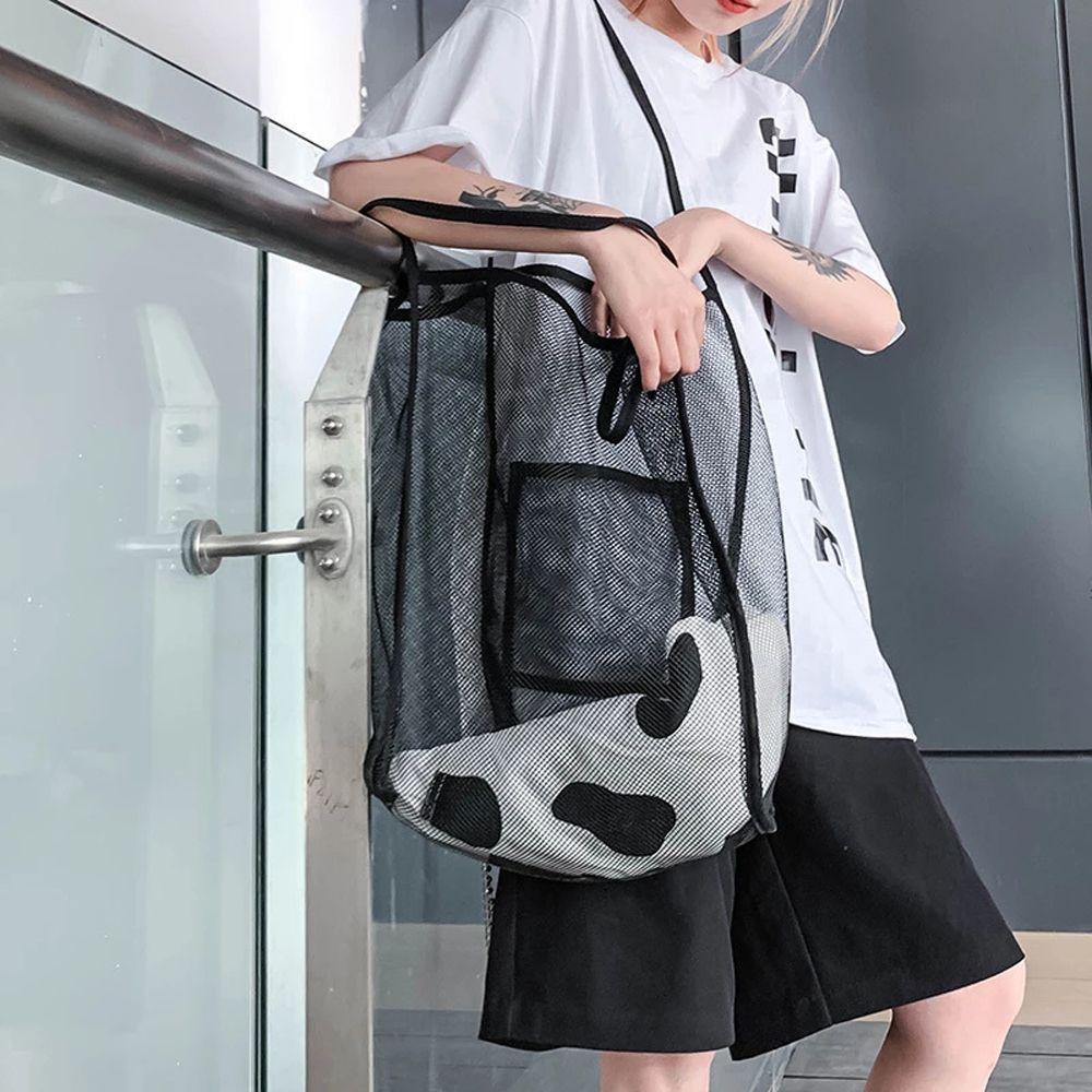 LILYES Túi Lưới Đeo Chéo Thời Trang Hàn Quốc
