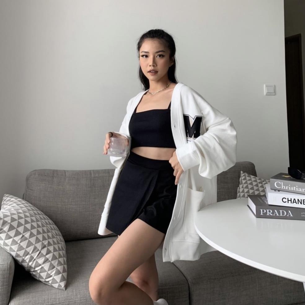 Áo Cardigan Len Mỏng Cho Nữ Phong Cách Ulzzang Phù Hợp Đi Đà Lạt, Dạo Biển Maxi.Store - Thêu logo M missout