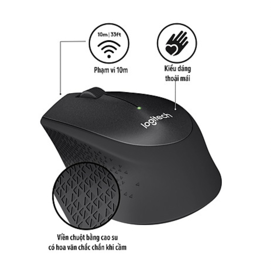 Chuột không dây Logitech M330 Silent chính hãng mới 100%