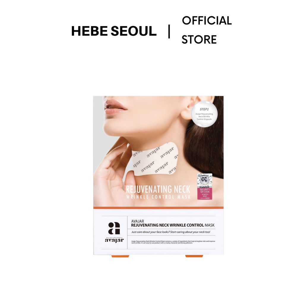 Mặt nạ cổ chống nhăn Avajar Perfect Neck Age Wrinkle Control Mask