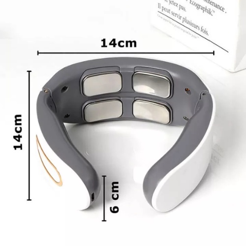 Máy massage cổ vai gáy cao cấp, CÓ CHƯỜM NÓNG 42 độ C - 4 đầu tiếp xúc, 6 chế độ mat xa, 9 cường độ