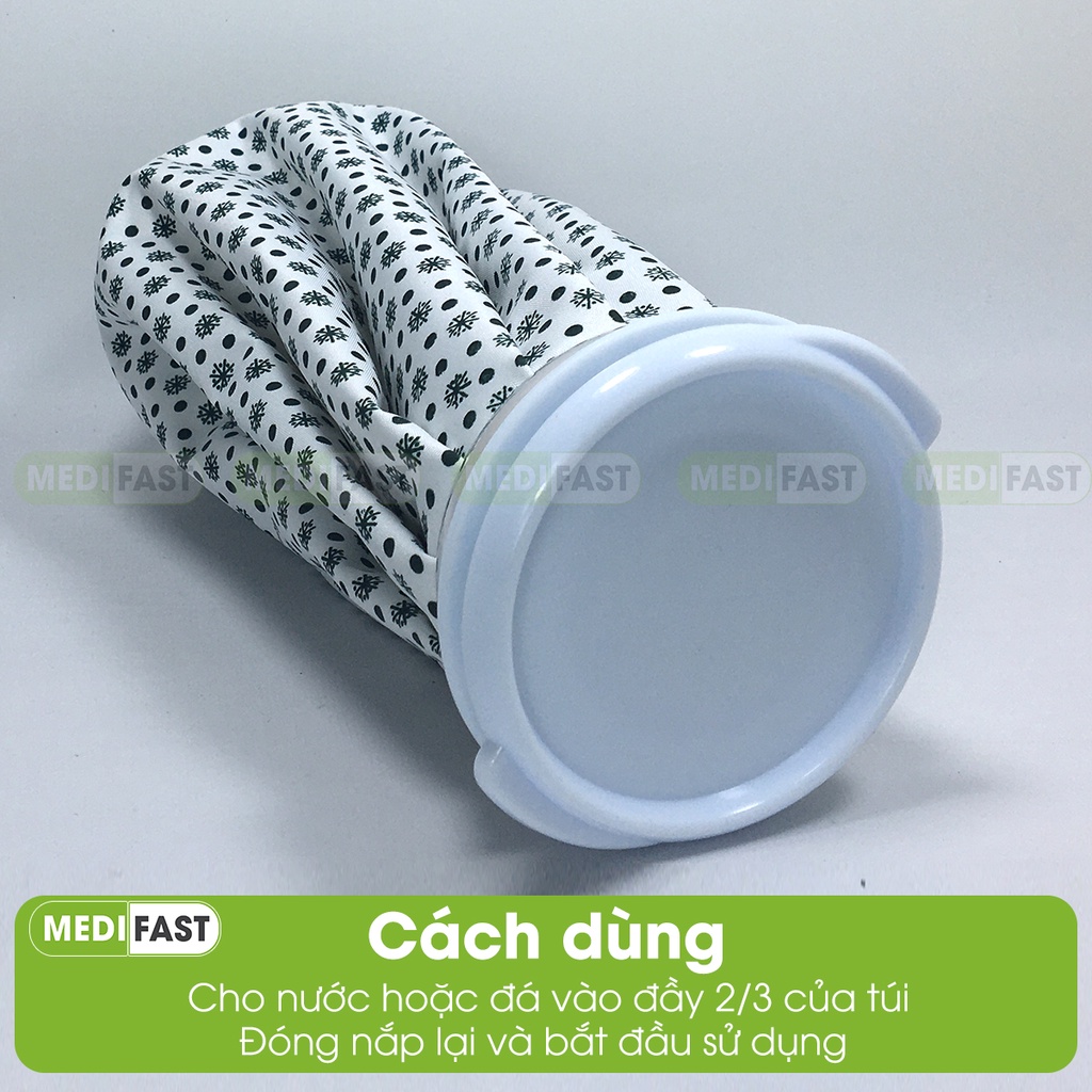 Túi chườm đá lạnh, giảm đau chấn thương thể thao, làm mát mùa hè, dùng y tế, bong gân, bầm tím, sưng đau