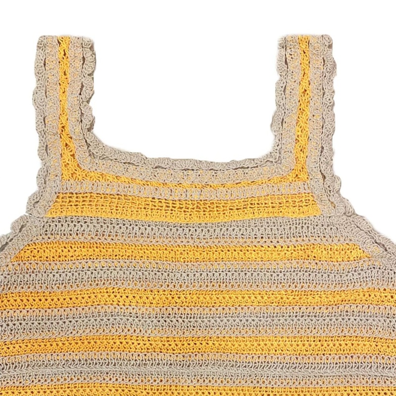 Áo Dệt Kim Không Tay Thời Trang Mùa Hè Cho Nữ Cr