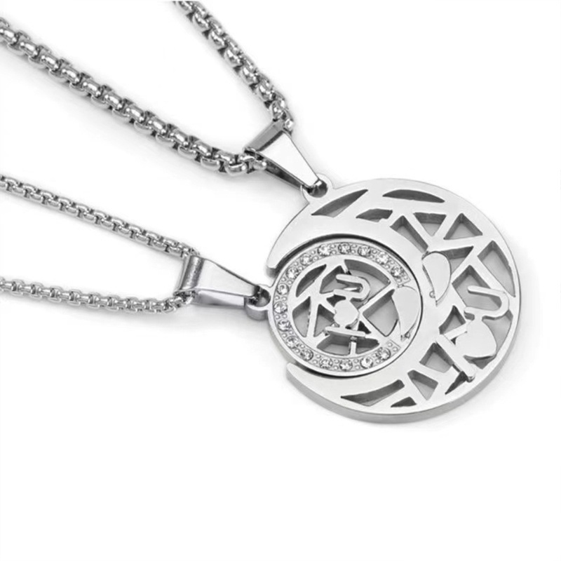 Vòng Cổ Thép Titan 3 Màu Thời Trang Cho Cặp Đôi