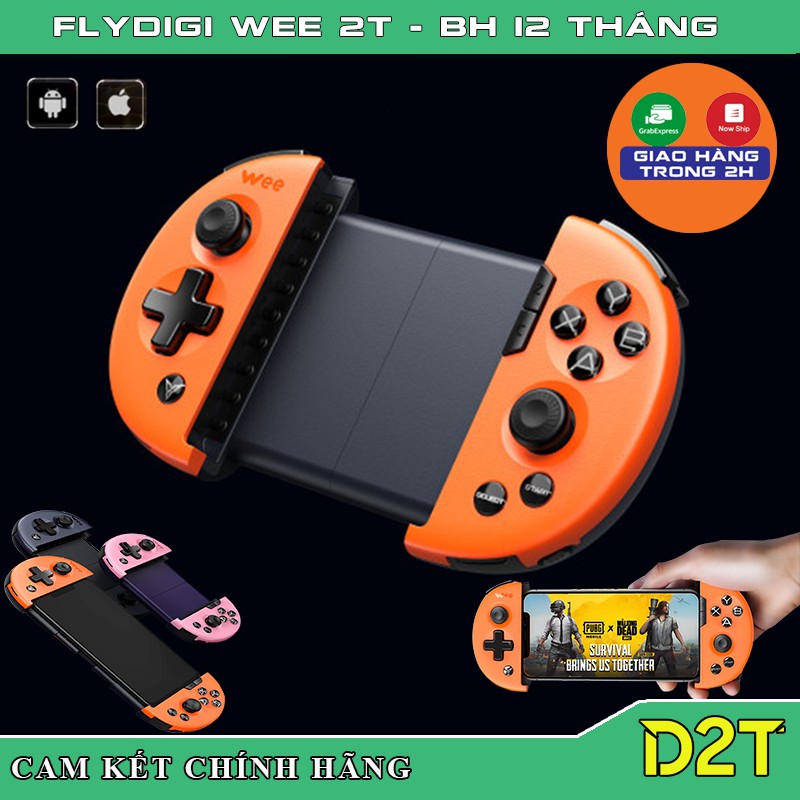 Flydigi Wee 2T | Phiên Bản Nâng cấp | Tay cầm chơi game PUBG, Pes, Fifa, Liên quân cho iOS và Android tại d2tshop