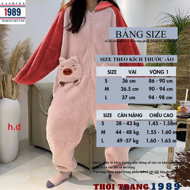 Bộ đồ mặc nhà nữ lông gấu kiểu dánh hàn quốc ulzzang ,bộ ngủ mặc ấm mùa đông siêu kute dễ thương -PHƯƠNG 1989