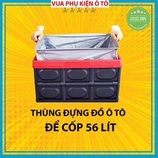 Thùng Đựng Đồ Ô Tô - Thùng Đựng Đồ Gấp Gọn - Để Đồ Cốp Xe Hơi, Đa Năng Dùng Cho Ô Tô Và Gia Đình