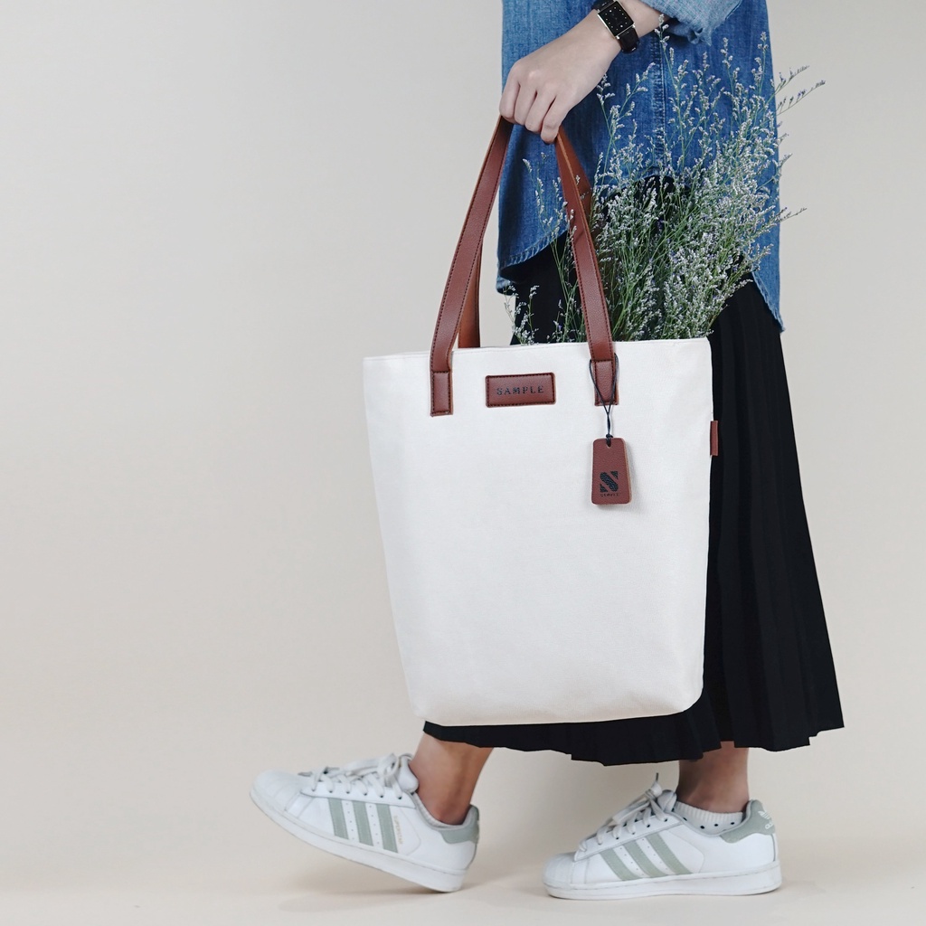 Túi tote phong cách Nhật Bản  -Beige