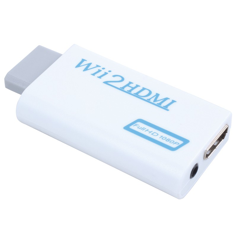 [In Stock]Wii to HDMI Wii2HDMI Full HD FHD 1080P Converter Adapter 3.5mm Audio Output Jack