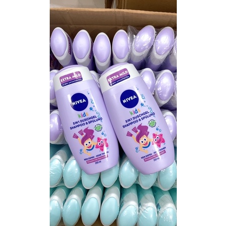 Sữa tắm và gội 3in1  NIVEA 3in 1 cho bé- hàng đức