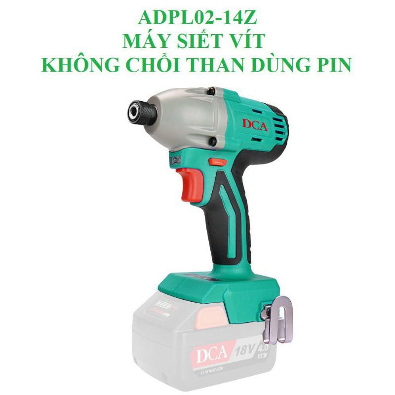 (Chính Hãng) -Thân Máy bắt vít 18V DCA ADPL02-14Z (Ko chổi than) (Ko pin sạc)