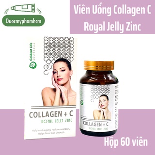 Viên Uống COLLAGEN +C giúp giảm thâm nám, ngăn ngừa nếp nhăn- Lọ 60 viên