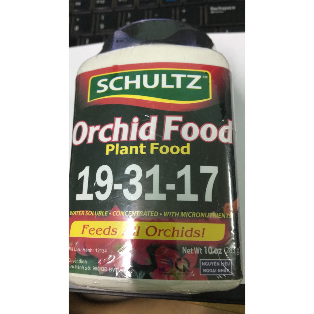 Phân bón NPK orchid Food 19-31-17 lọ 283gr