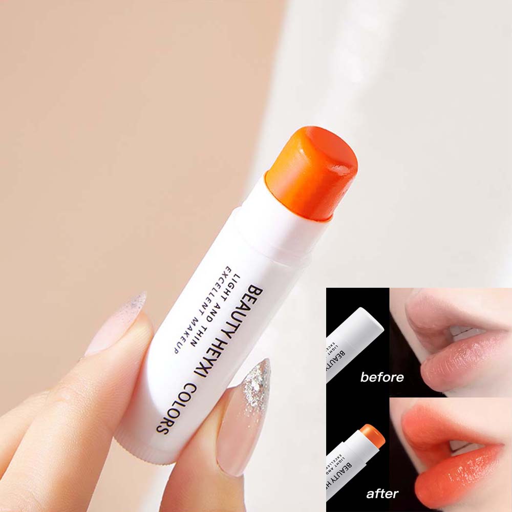 (Hàng Mới Về) Son Dưỡng Môi Lâu Trôi Chống Thấm Nước Thay Đổi Màu Sắc Theo Nhiệt Độ