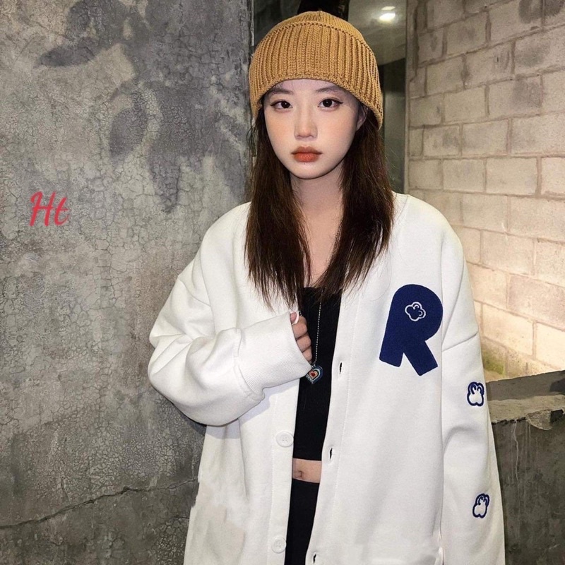 Áo bom ber chữ R in tay H2A