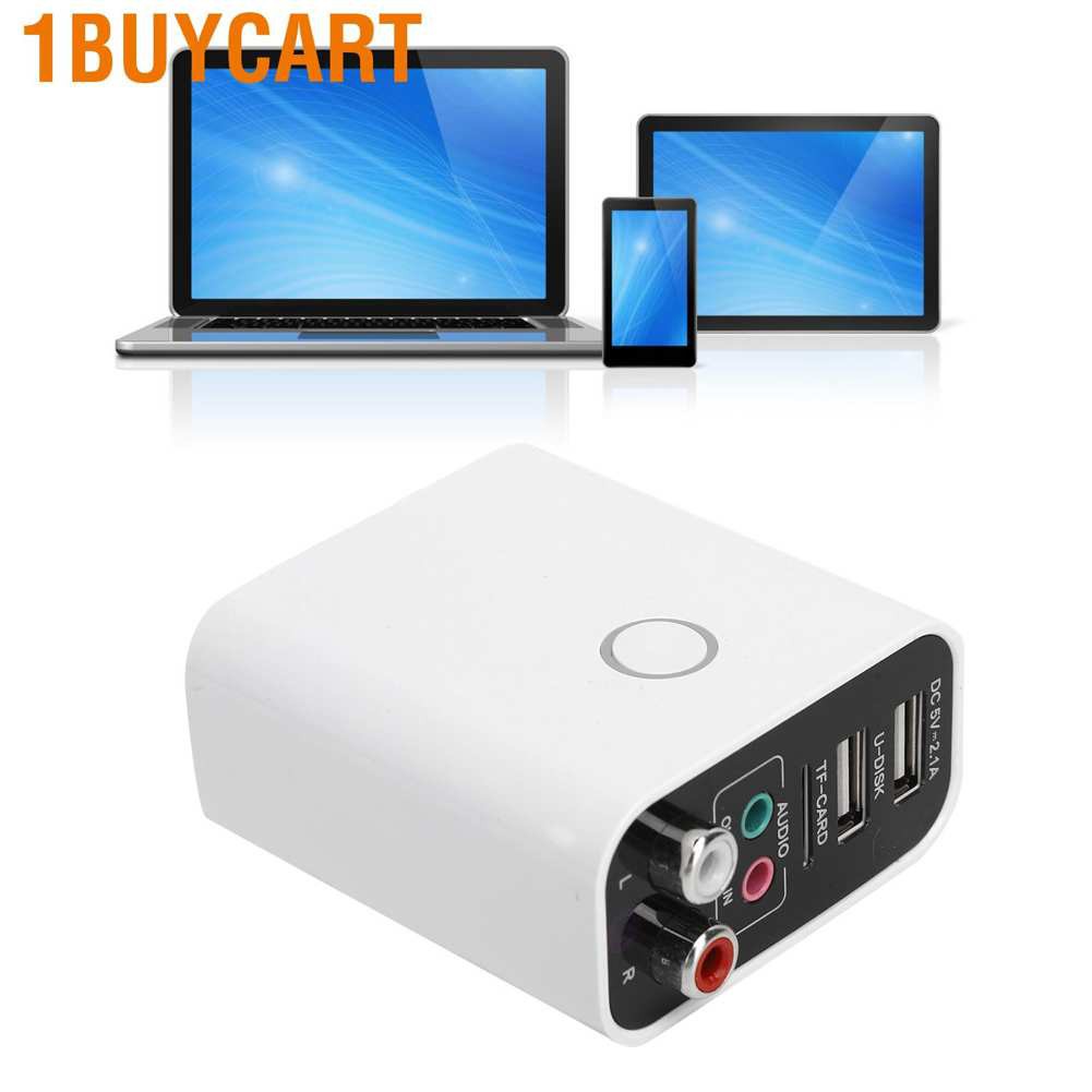 1buycart Bluetooth 5.0 Nhận Tín Hiệu Không Dây Aux Audio 110 240v