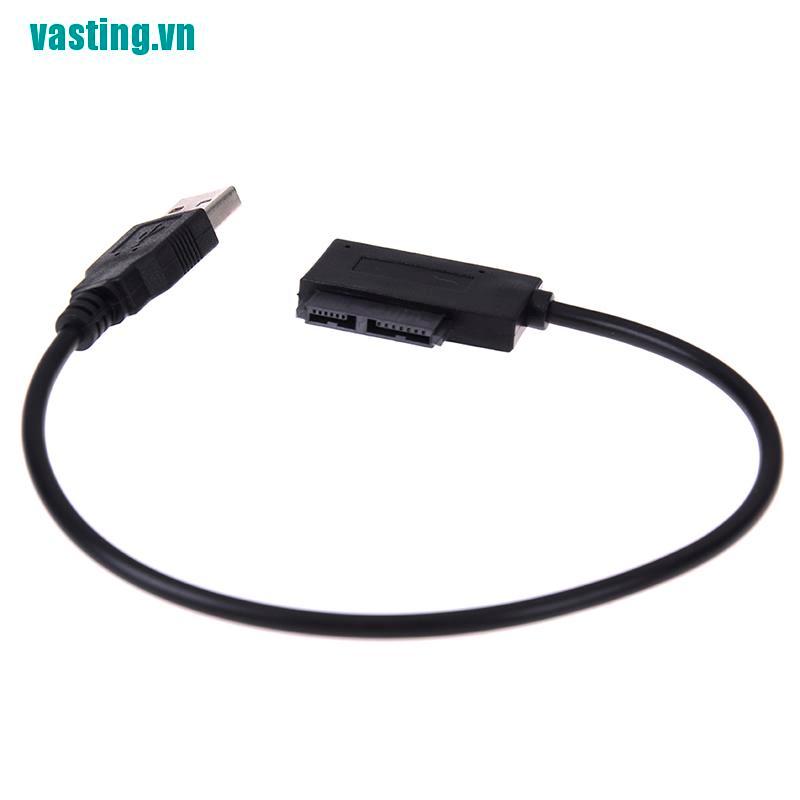 SATA DVD Dây Cáp Chuyển Đổi Ổ Đĩa Quang V Usb Sang 7 + 6 13pin