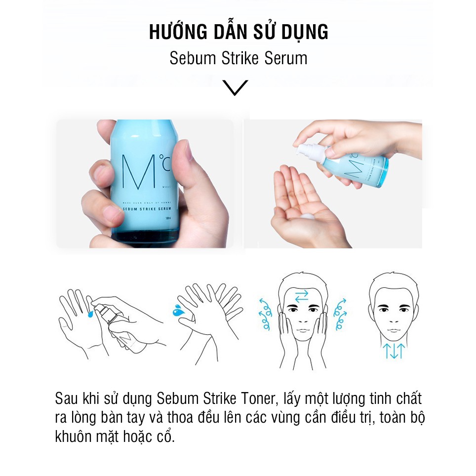 Serum Kiềm Dầu Dưỡng Ẩm Trắng Da - Sebum Strike Serum MdoC 30ml