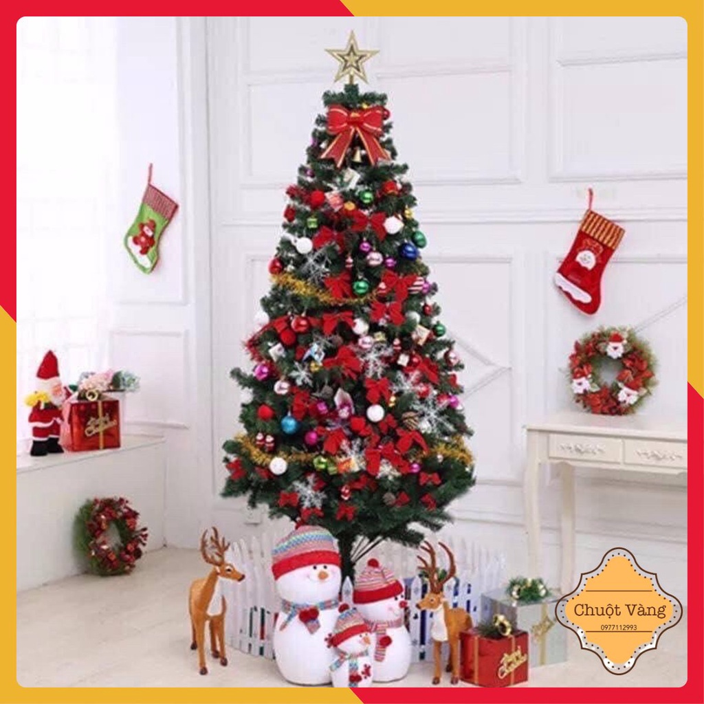 Cây thông Noel 1m5 kèm đủ phụ kiện