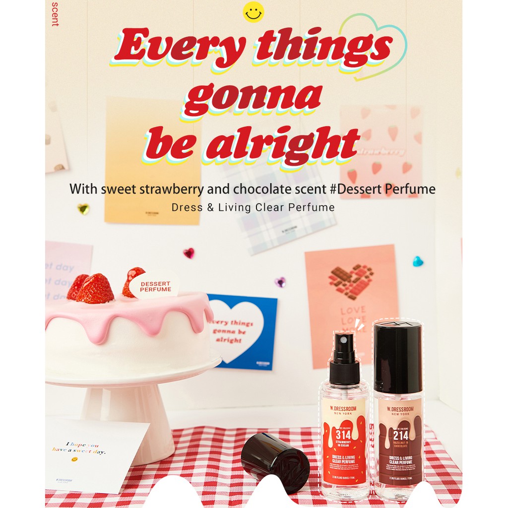 W.Dressroom x DESSERT - Xịt thơm W Dressroom phiên bản giới hạn Dessert Edition | Thế Giới Skin Care