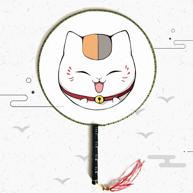 Quạt tròn cổ trang Natsume Yuujinchou anime cầm tay