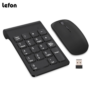 Bộ bàn phím số điện tử không dây mini 18 phím dùng cho laptop pc notebook
