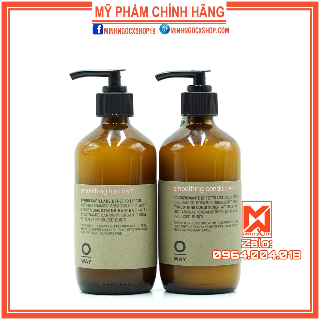 Dầu gội xả siêu mượt OWAY SMOOTHING HAIR BATH 240ml chính hãng