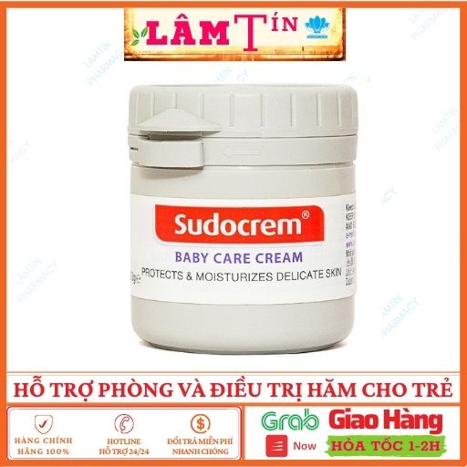 ✅ (Chính Hãng) Kem chống hăm SudoCrem UK, Kem hăm hỗ trợ phòng hăm hiệu quả lọ  60g