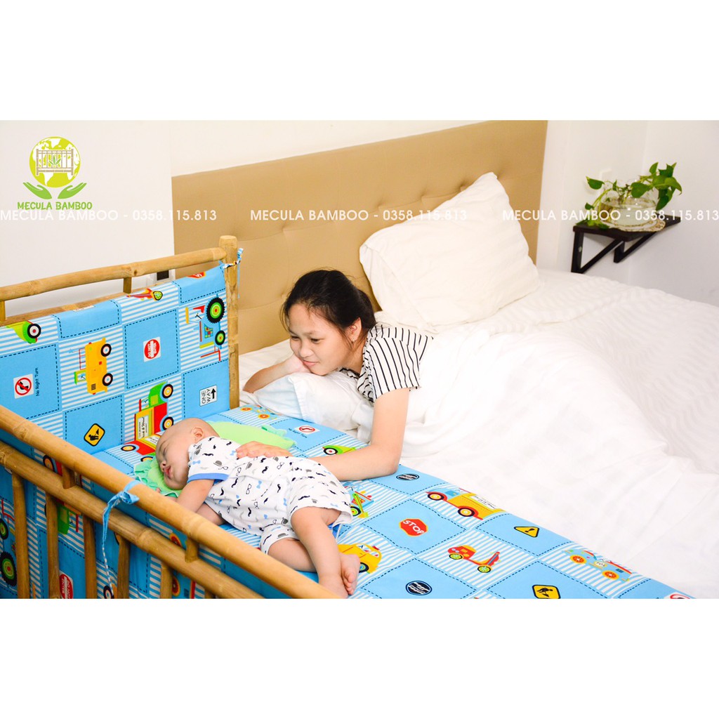 Combo cũi + quây nêm  vải  cotton hàn quốc