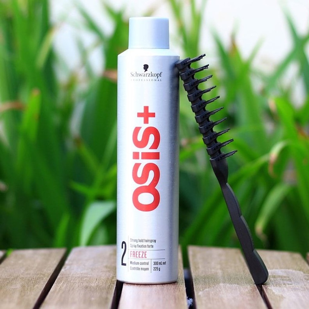 [Chính hãng] [Siêu rẻ] Gôm xịt giữ nếp cứng vừa Schwarzkopf OSiS+ Freeze Strong Hold Hairspray 300ml