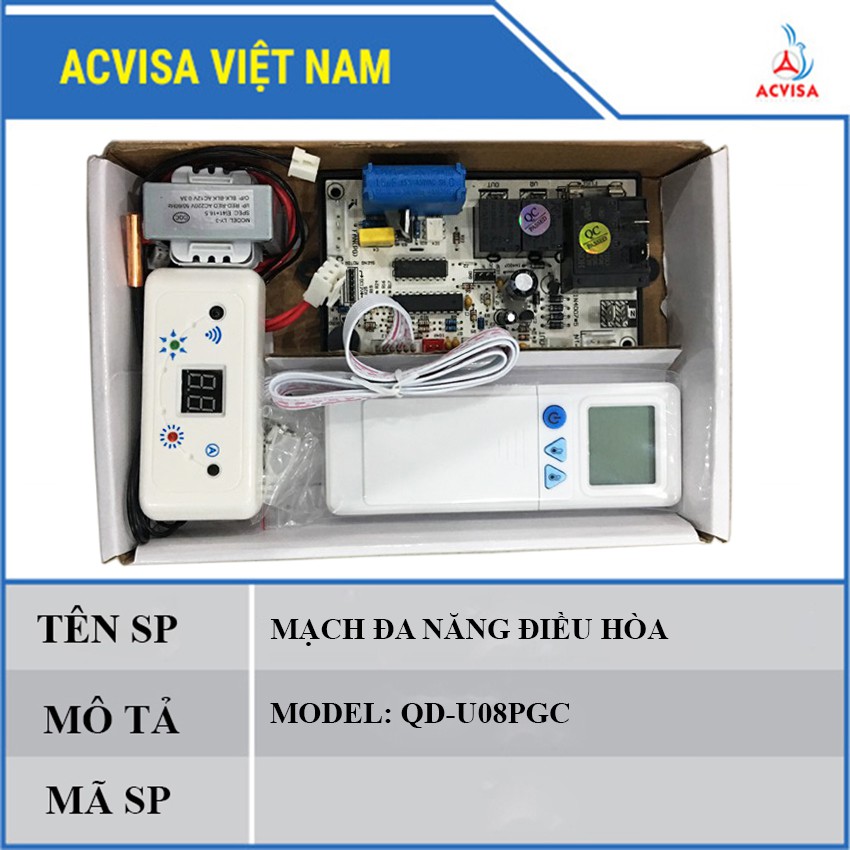 Mạch Đa Năng Điều Hòa ( Máy Lạnh ) Model QD-U08PGC