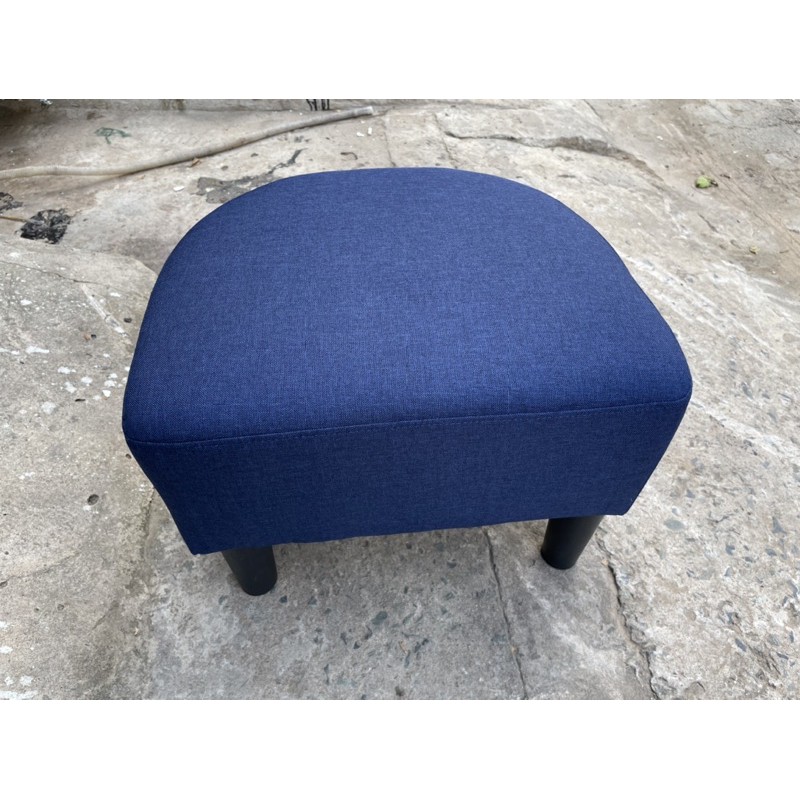 Ghế đôn Sofa Bed vải bố màu Xanh Navy đẹp mắt