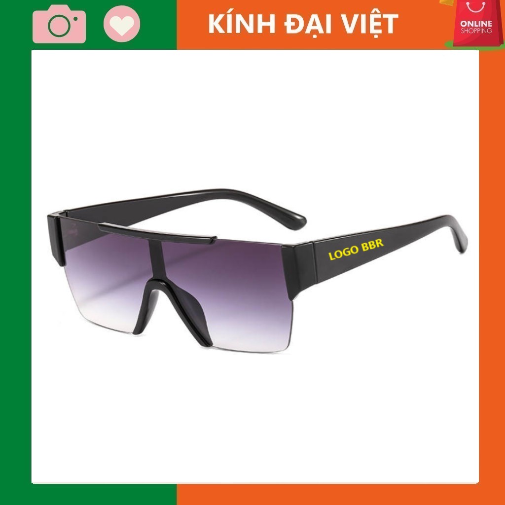 Kính mát vuông nam nữ chống UV400 BBR , kiểu giáng vuông thời trang