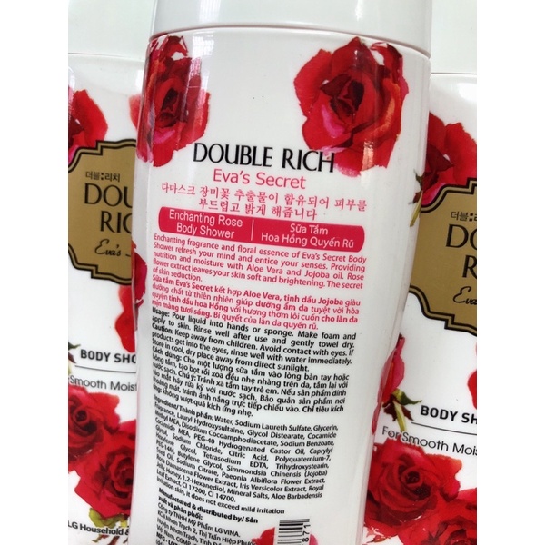Sữa Tắm hương hoa hồng Double Rich 200g