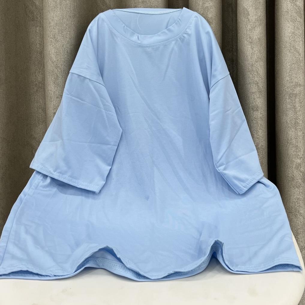 Áo Thun Nam Nữ  Form Rộng Hàn Quốc Trơn Dày Mịn Thoáng Mát Thiết Kế Thời Trang Kiểu Dáng Năng Động Trẻ Trung