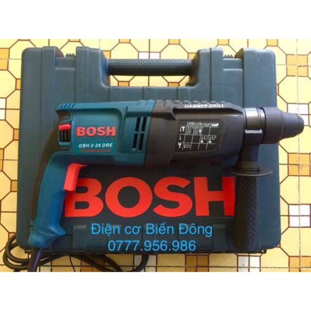 Máy khoan bêtông🔥FREESHIP🔥 Tặng mũi gài 50k Máy khoan BOSCH 2-26 DRE hộp lớn 3 chức năng khoan bê tông