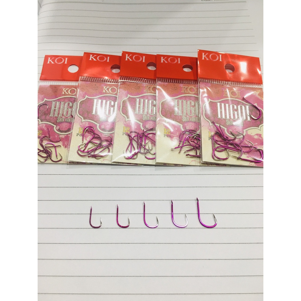 Lưỡi Higoi - Phom lưỡi câu cá tổng hợp thích hợp chép, rô phi...